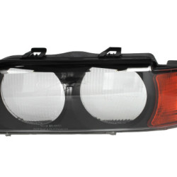 BMW 5 (96-) Priekinio žibinto stiklas (kairė), 63128362831, 8 362 831