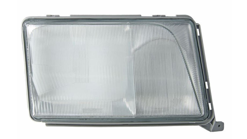 MB W124 (92-) Headlight glass (right), 124 820 34 57, A 124 820 34 57