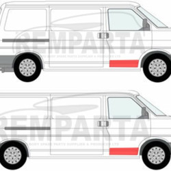 95664018,5901532230161,VW T4 1990 Priekinių durų apatinė skarda, multivan priekiniu duru skardos, caravelle 1990 duru skardos, vw multivan 1990 dalys