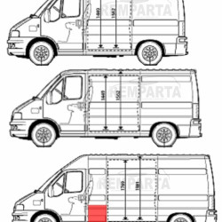 57028335,5901532152029,Fiat Ducato 1994- 2005 Šono dalis už priekinių durų,Fiat Ducato 1994 šono skardos,Fiat Ducato 1994 šonai