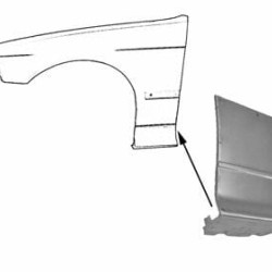 BMW 3 1990- 2000 Priekinio sparno arka, BMW 3 1990 sparno galai,BMW 3 1990 sparno skarda, 200701-7, 590153261550, e36 sparnai