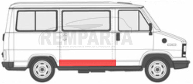 570140-0,5901532150742,Fiat Ducato/Peugeot J5/Citroen C25 (1981-/1990-) Skarda po slankiojančiomis durimis