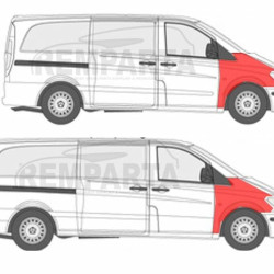 504002-J,5901532124194,6396305207,MB Vito/Viano 2003 Sparnas,MB Vito/Viano 2003 sparnai,MB Vito/Viano 2003 wings, MB Vito/Viano 2003 krilo