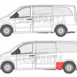 50408314,5901532777338,MB Vito/Viano 2003- 2010 Galinio sparno dalis prieš ratą, MB Vito/Viano 2003 galinio sparno dalys,MB Vito/Viano 2003 skardos