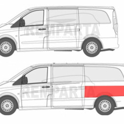 504083-6,5901532634679,MB Vito/Viano 2003/2010 Galinis šonas virš moldingo, MB Vito/Viano 2003/2010 šono skarda, MB Vito/Viano 2003/2010 šono skardos,MB Vito/Viano 2003/2010 šonų dalys