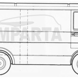 957024-4,5901532232509,VW LT 1975- 1996 Sparnas, VW LT 1975 sparnai,VW LT 1975 wings,VW LT 1975krilo