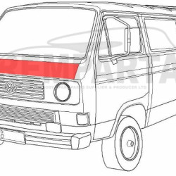 251 805 035,VW Transporter T3 1979- 1990 Priekinė panelė,VW Transporter T3 1979 balkis,VW Transporter T3 1979 rėmas,VW Transporter T3 1979 reinforcement,VW Transporter T3 1979panel