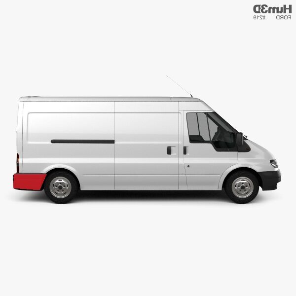 Ford Transit 2000 Skarda už galinio rato