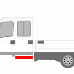 Master/Mov/Inter/Daily (98-) Twin Cab Hintertür-Innenblech (links/rechts), Master/Mov/Inter/Daily (1998-) Dvigubos kabinos galinių durų vidinė skarda (kairė/dešinė)