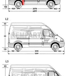 Master/Mov/Inter (98-/04-/07-) Šono dalis prieš galinį ratą (trumpo, dešinė), 60418481, 5901532174823, Renault Master 1997- 2009 Šono dalis prieš galinį ratą, Renault Master 1997 šono skarda, Renault Master 1997 šono lopai, 60418481, 5901532174823, Renault Master 1997- 2009 Šono dalis prieš galinį ratą, Renault Master 1997 šono skarda, Renault Master 1997 šono lopai