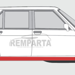 BMW 5 (81-) Door sill (L=R), 201341-2, 5901532627169, BMW 5 E28 1981 door sill, BMW 5 E28 1981 paroga, BMW 5 E28 1981 slenkstis, BMW 5 E28 1981 slenksčiai, BMW 5 E28 1981- 1987 Slenkstis