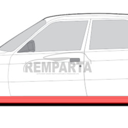 BMW 5 (88-) slieksnis (4D, pa kreisi, [1mm]), 41 10 1 946 315 (BMW), 201541QK, BMW 5 E34 1987- 1995 Slenkstis, BMW 5 E34 1987- 1995 Slenkstis, 41 10 1 946 315 (BMW), 201541QK