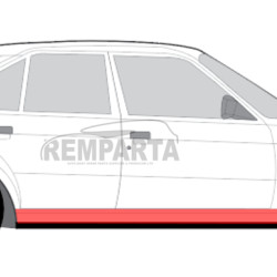 Limiar BMW 5 (88-) (4D, direita, [1mm]), BMW 5 E34 1987- 1995 Slenkstis, 41 10 1 946 316 (BMW), 201542QK