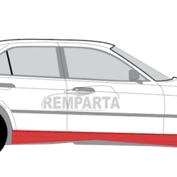 BMW 3 (e90-) slieksnis (4D, [1 mm], pa labi), BMW 3 1990 Slenkstis E36, BMW 3 1990 Slenkstis E36