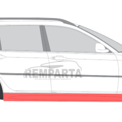 BMW 3 (98-) slieksnis (4D, [1mm], pa labi), BMW 3 1998 slenkstis, 2008421K, BMW 3 1998 slenkstis, 2008421K