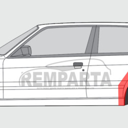 BMW 3 (82-) Galinė arka (2D, kairė), BMW 3 E30 1982- 1987 galinė arka, BMW 3 E30 1982- 1987 galinės arkos, 0054591, 127031, 200583-2, 0620145, 5901532022780, BMW 3 E30 1982- 1987 galinė arka, BMW 3 E30 1982- 1987 galinės arkos, 0054591, 127031, 200583-2, 0620145, 5901532022780