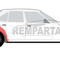 BMW 5 (88-) Galinė arka (Sedan/Kombi, dešinė), BMW 5 E34 1987- 1997 galinė arka, BMW 5 E34 1987- 1997 galinės arkos, 0057582, 120132, 201584-6, 0635148, 5901532026399, BMW 5 E34 1987- 1997 galinė arka, BMW 5 E34 1987- 1997 galinės arkos, 0057582, 120132, 201584-6, 0635148, 5901532026399