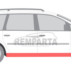 Sharan/Galaxy/Alhm (95-) slieksnis (pa labi), 955042, 5901532227949, VW Sharan slenkstis