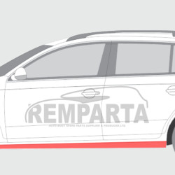 VW Golf 5 (03-) Door sill (outer, L=R), slenksčiai, VW Golf 5 slenkstis, 951341-2