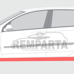 VW Golf 5 (03-) Door sill (outer, L=R), slenksčiai, VW Golf 5 slenkstis, 951341-2