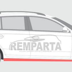 VW Golf 5 (03-) Door sill (outer, L=R), slenksčiai, VW Golf 5 slenkstis, 951341-2