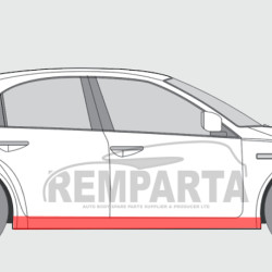 Alfa Romeo 159 (05-) Slenkstis (dešinė), Alfa Romeo 159 (2005- 2012) Slenkstis, 141142-2