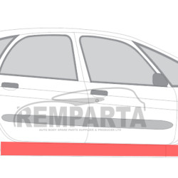 Citroen Xsara Picasso (99-) lävi (4D, parem), 7010 F1, 232742, 0957104, 5901532036435, Citroen Picasso 2000 slenkstis