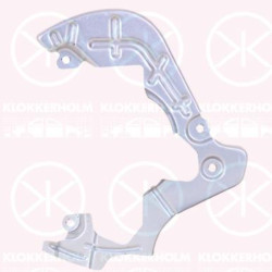 Front brake disc guard (left), 0000051891795 (LANCIA), 50710357 (FIAT), 51856788 (FIAT), 51891795 (FIAT)