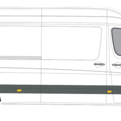 Sprinter/Crafter (06-) Skarda už galinio rato (ilgo, dešinė), MB Sprinter 2006- 2013/VW Crafter 2005- 2017 Skarda už galinio rato, 506584931