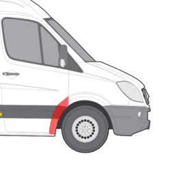 Sprinter/Crafter (06-/13-) Lankas prie priekinio rato (dešinė), VW Crafter, mb sprinter, 2E0 821 102, 2E0821102, 906 630 2107, 506502-7, 5901532601732