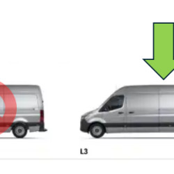 Sprinter/Crafter (06-) Skarda prieš galinį ratą (ilgo, extra, kairė), VW Crafter, mb sprinter, 50658383, 5901532128703