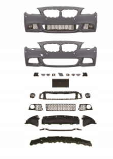 BMW 5 (09-) Priekinis bamperis (M-pack, komplektas, su apip., park.), 51118048668
