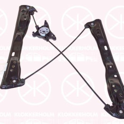 Window Regulator, without electric motor, Electric, Left Front, 51337487085 (BMW)