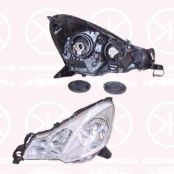 Headlight, Left, H7/H1, with motor for headlamp levelling, Varroc, 16 069 301 80 (CITROEN), 1606930180 (PEUGEOT), 1606930180 (CITROEN), 6208Q5 (CITROEN), 6208S7 (CITROEN)