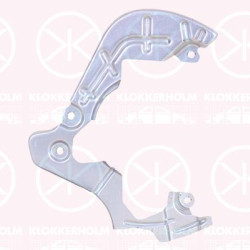 Splash Guard, brake disc, Front Axle Right, for brake disc diameter [mm]: 257, for brake disc diameter [mm]: 284, Zinc-coated, 0000051891794 (LANCIA), 50710358 (FIAT), 51856789 (FIAT), 51891794 (FIAT)