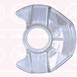 Splash Guard, brake disc, for brake disc diameter [mm]: 288, Front Axle Right, Front Axle Left, Zinc-coated, A1693300720 (MERCEDES), A1693300820 (MERCEDES)