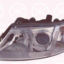 Headlight, Right, Illuminance [lx]: 37.5, Xenon, D2S/H7, with motor for headlamp levelling, 12 79 7389 (SAAB)