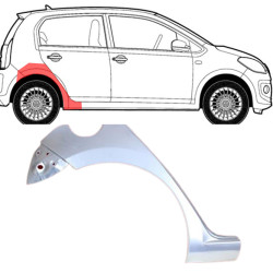 VW Up!/Citigo/MII (12-) Galinė arka (4 durų, dešinė), VW Up! (2012-) Galinė arka, 1S4809604, 95A1845K