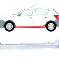 Dacia Sandero (12-) terskel (4-dørs, venstre), 764612928R (DACIA), 764613168R (DACIA)