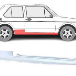 VW Golf 1 Door sill (2-dr, R), slenksčiai, VW Golf 1 Slenkstis, 58 10 02, 413022, 953242, 5901532219845