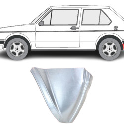 VW Golf 1 (74-) Ecke hinten (links), VW Golf 1 Galo kampas, VW Golf 1 Galo kampas