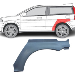 Honda HR-V (99-) Galinė arka (3D, kairė), Galinės arkos, Honda HRV galinė arka, 386083-5, 5901532808391
