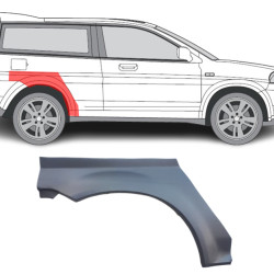 Honda HR-V (99-) Galinė arka (3D, dešinė), Galinės arkos, Honda HRV galinė arka, 386084-5, 5901532808384