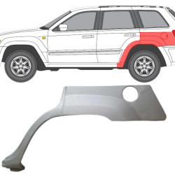 Jeep Grand Cherokee (05-) Galinė arka (kairė), 3430835P, Jeep Grand Cherokee 2005- 2010 Galinė arka