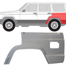 Jeep Cherokee (76-) Bakskjerm (venstre), Galiniai sparnai, 240483, Jeep Cherokee galinis sparnas