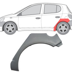 Toyota Yaris (99-) Arch (5D, pa kreisi), Galinės arkos, Toyota Yaris arka, 810383-4, 5901532818857