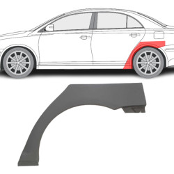 Toyota Avensis (03-) Aizmugurējā arka (pa kreisi), Toyota Avensis (2003- 2008) Galinė arka, 812583-5