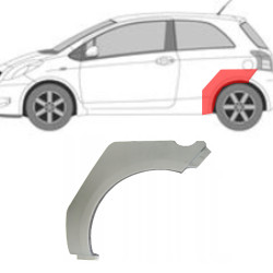 Toyota Yaris (06-) Galinė arka (3 durų, kairė), Toyota Yaris (2006- 2014) Galinė arka, 810583-4