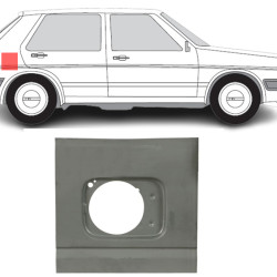 VW Golf 2 (83-) Kütusepaagi avamisplekk, 450852, 953484-8, 5812191, 5901532221015, Skarda aplink kuro baką, VW Golf 2 kuro įpylimo skarda