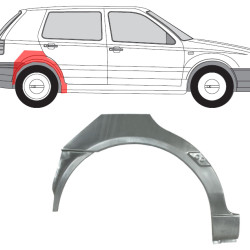 Golf 3/Jetta/Vento (91-) Galinė arka (4D, dešinė), Galinės arkos, VW Jetta, 451132, 953884-6, 5880148, 5901532222685, VW Golf 3, VW Vento arka